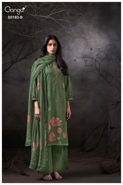 Ganga chiana 5183 dress materials wholesale